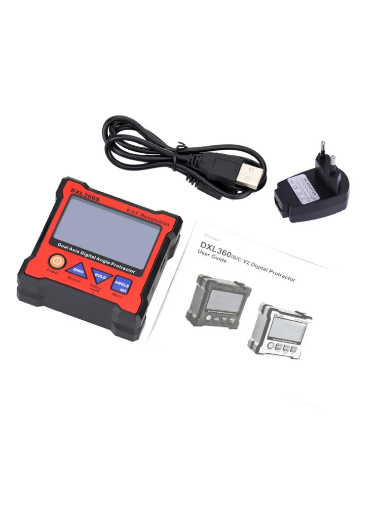 Угловой транспортир DXL360/DXL360S с 5-сторонним магнитным основанием высокоточный