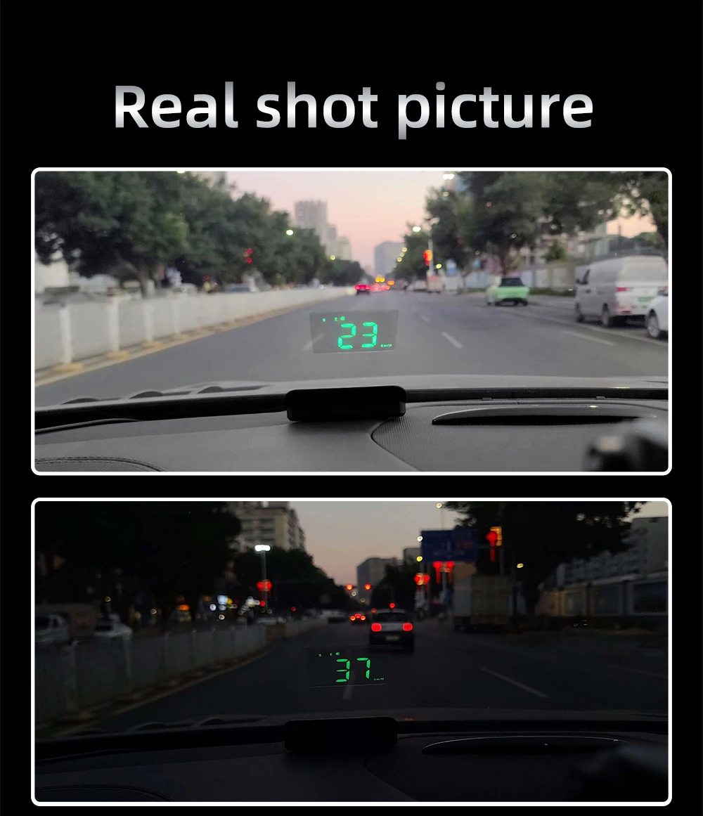 Автомобильный дисплей M1 на лобовое стекло универсальная двойная система прибор