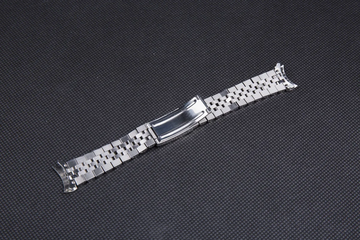 18mm 19mm 20mm Sliver Gold 2 Tone Gold Stainless Steel Jubilee Watch Strap Band Bracelet Fit For SKX007 SKX005 RLX Watch enlarge