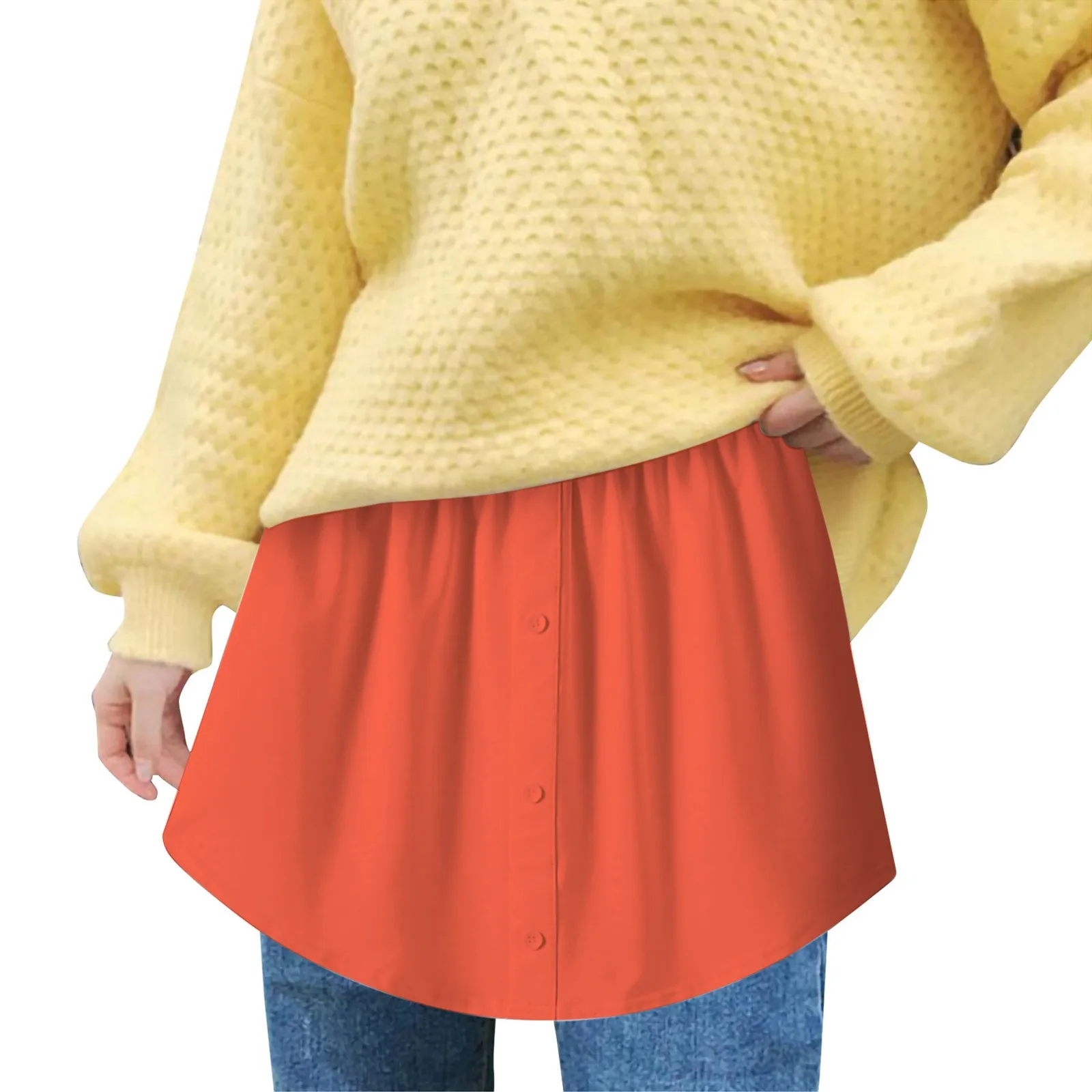 

Casual Solid Color Mini Skirt Irregular Hem Skirts Fake Shirt Hem Fart Curtain Skirtsummer Skirts For Women Outfits Jupe 2023
