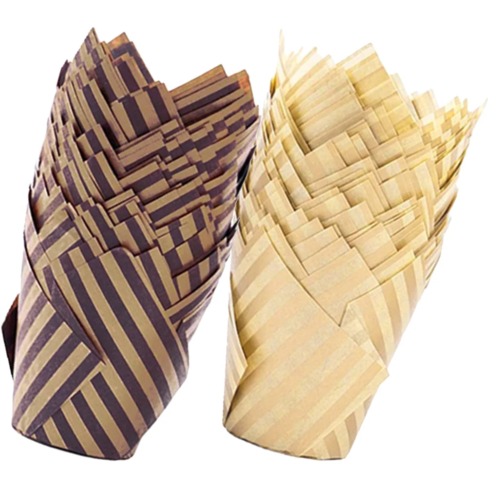 

Cupcake Liners Tulip Muffin Baking Liner Cup Cake Mini Cups Holders Wraps Wrapper Papers Large Paper