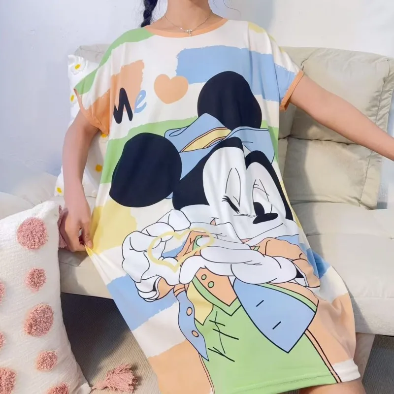 Женское летнее платье MINISO с Микки Маусом и Минни