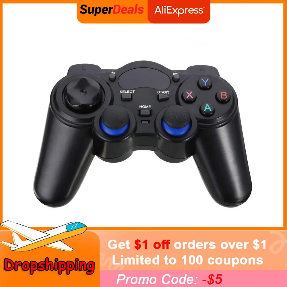 

Dropshipping 2.4g Gamepad Wireless Bluetooth Gaming Controller Gamepad For Android Tablets Usb Adapter For Android Phones