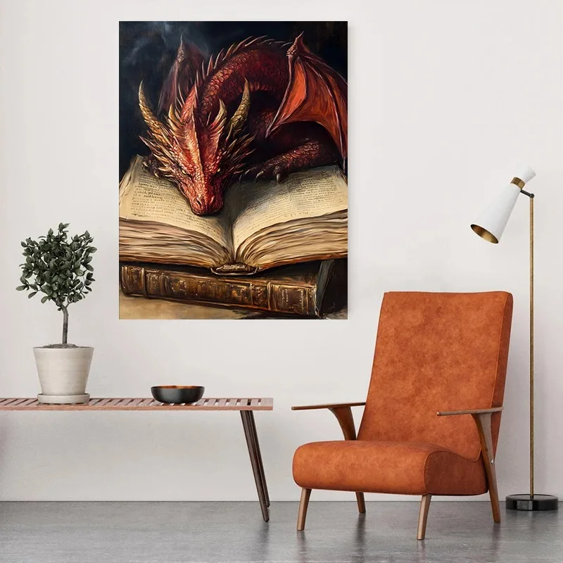 Печать на холсте &quotМистический Дракон&quot