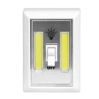 cob magnetic mini led cordless light switch wall night light battery powered kitchen cabinet garage closet camp emergency light