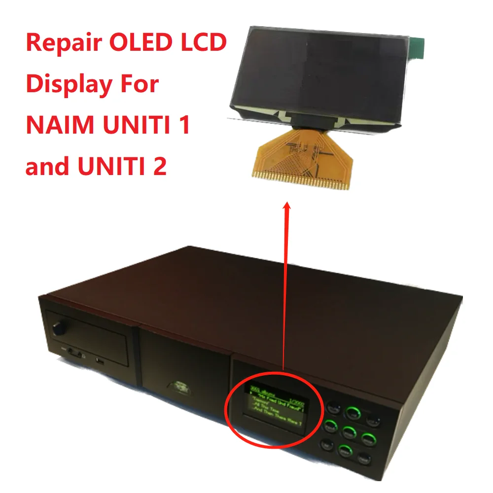 

2,42 дюймовый встроенный жк-дисплей для аудио плееров, замена OLED-экрана NAIM 1 и NAIM 2