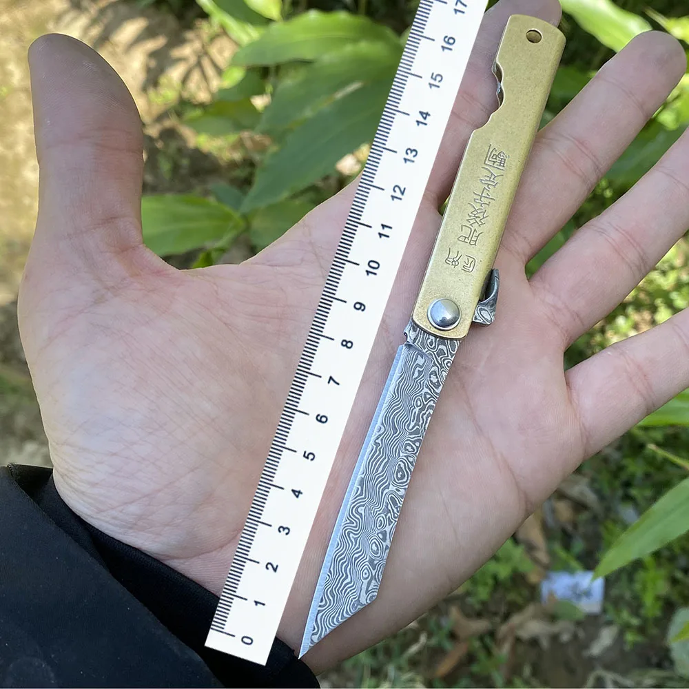 Higonokami VG10 японский дамасский складной нож с лезвием тактический военный