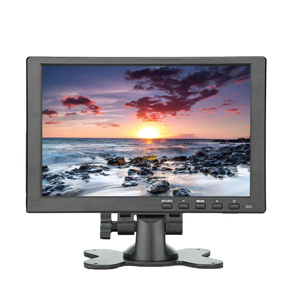 

10 Inch Large Screen 50Hz Portable Monitor HDMI-compatible 1024*600P HD IPS Display Computer LED Monitors With Leather Case
