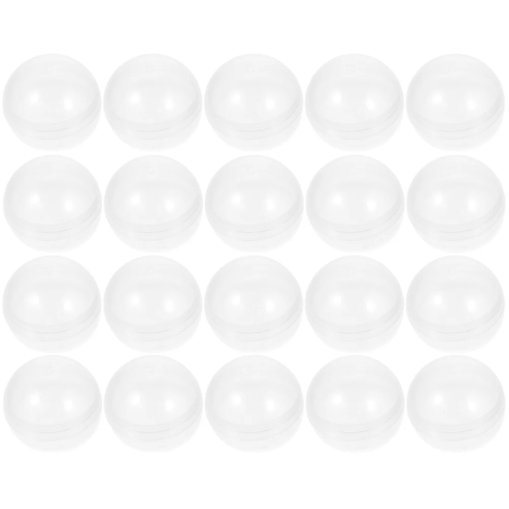 

20 Pcs Stuffed Ball Playing Balls Funny Toy Fillable Round Claw Vending Machines Plastic Packaging Toys Automatic Small Clear