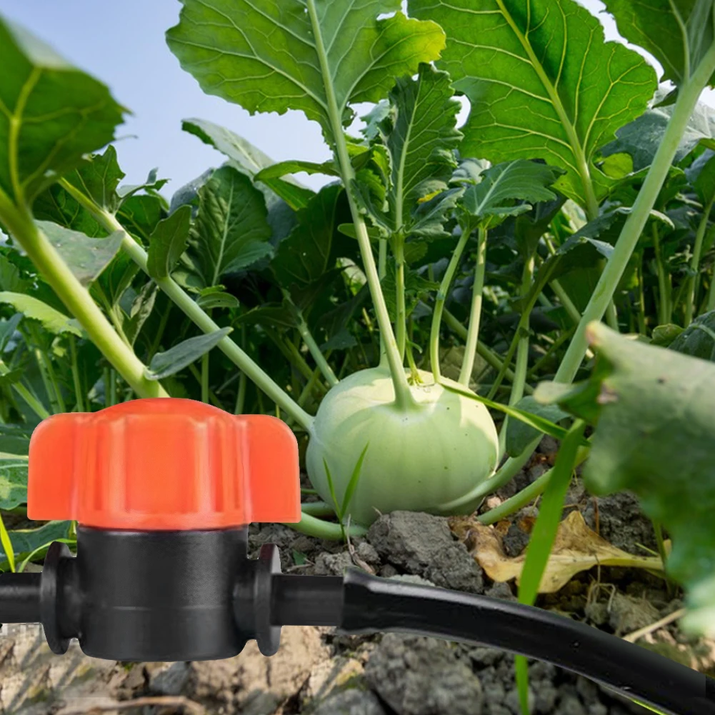 50 шт. режущий клапан для капельного орошения 1/4 дюйма