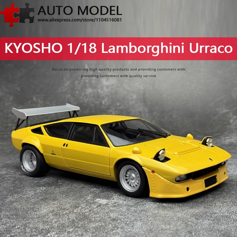 Фото Модель автомобиля Lamborghini Urus из сплава, классическая коллекционная модель, полностью собранная, демонстрационная, Kyosho 1:18, литая металлическая масштабная модель, высококачественный подарок для мальчиков и взрослых, игрушка №1
