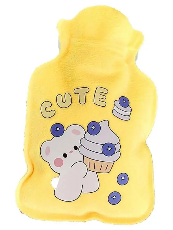 

1Pc Lovely Cartoon Hand Po Warm Water Bottle Mini Hot Water Bottles Portable Hand Warmer Girls Pocket Hand Feet Hot Water Bags
