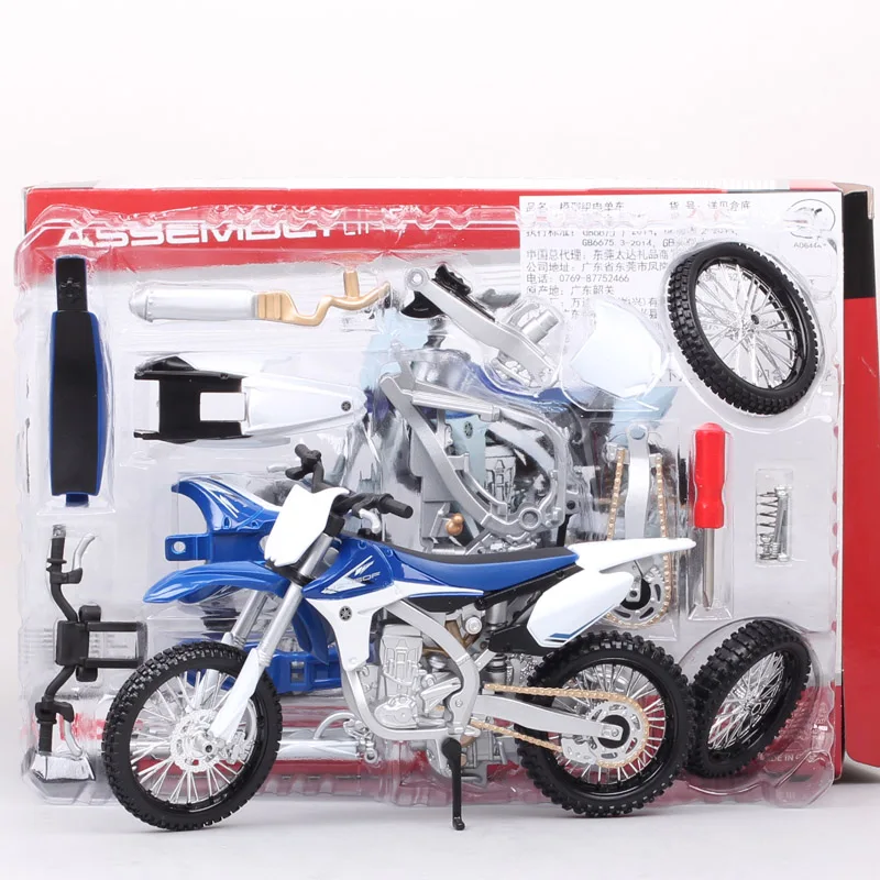 Сборная модель мотоцикла Maisto 1:12 Yamaha YZ450F