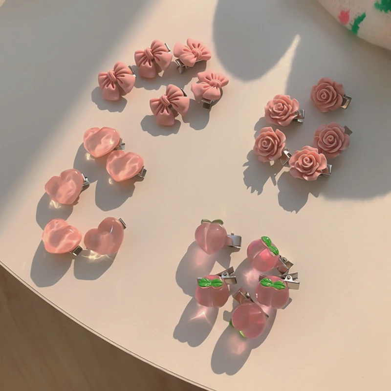 

Заколки для волос с маленьким бантом, 5 шт.