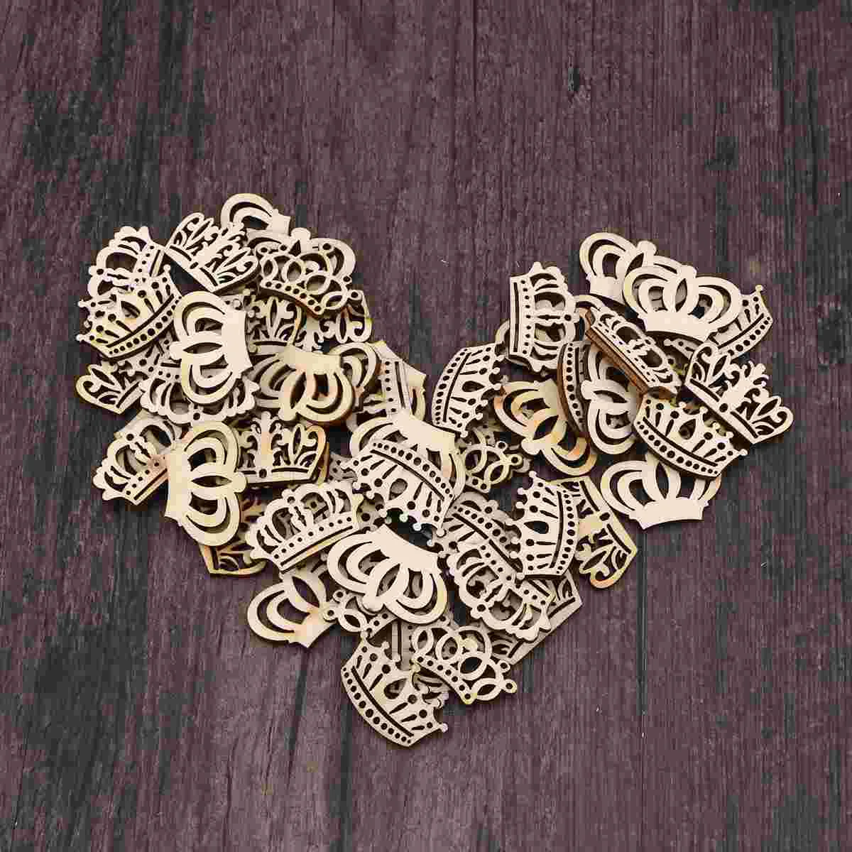 

Wood Wooden Slicesornaments Embellishments Pieces Decor Hanging Scrapbooking Embellishment Crafts Houses Blank Woodcrafts Diy