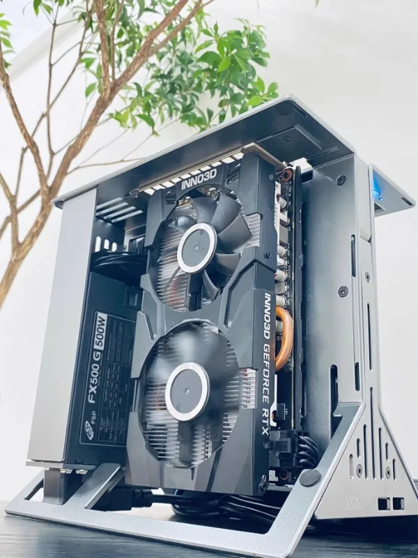 【 XPROTO Mini 】 XTIA ITX Open 1U Core Display полностью алюминиевая вертикальная портативная