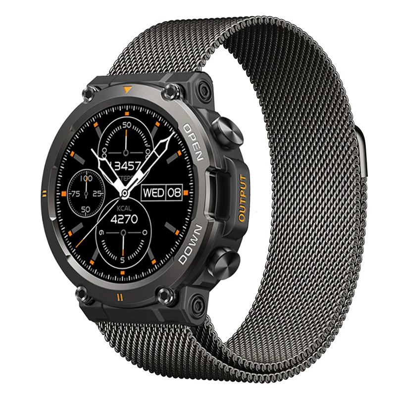 

Ремешок для часов Zeblaze Vibe 7 Pro, магнитный металлический браслет для Zeblaze Btalk 2 Lite, браслет для Zeblaze GTR 3, 20 мм 22 мм