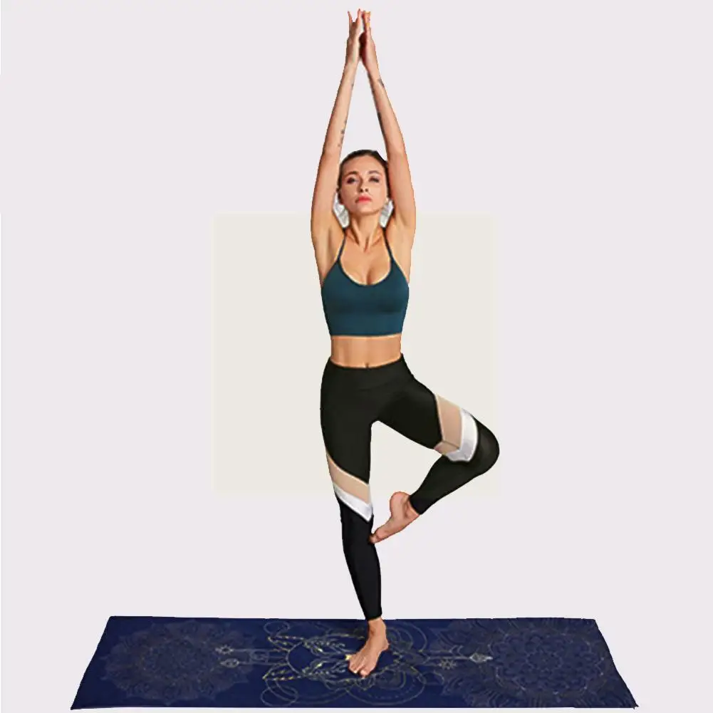 

Hot 1pcs 63*185cm Yoga Mat Printed Yoga Towel Non Slip Exercise Supplies Fitness Workout Mat Cover For Pilates Yoga Blanket G4a2