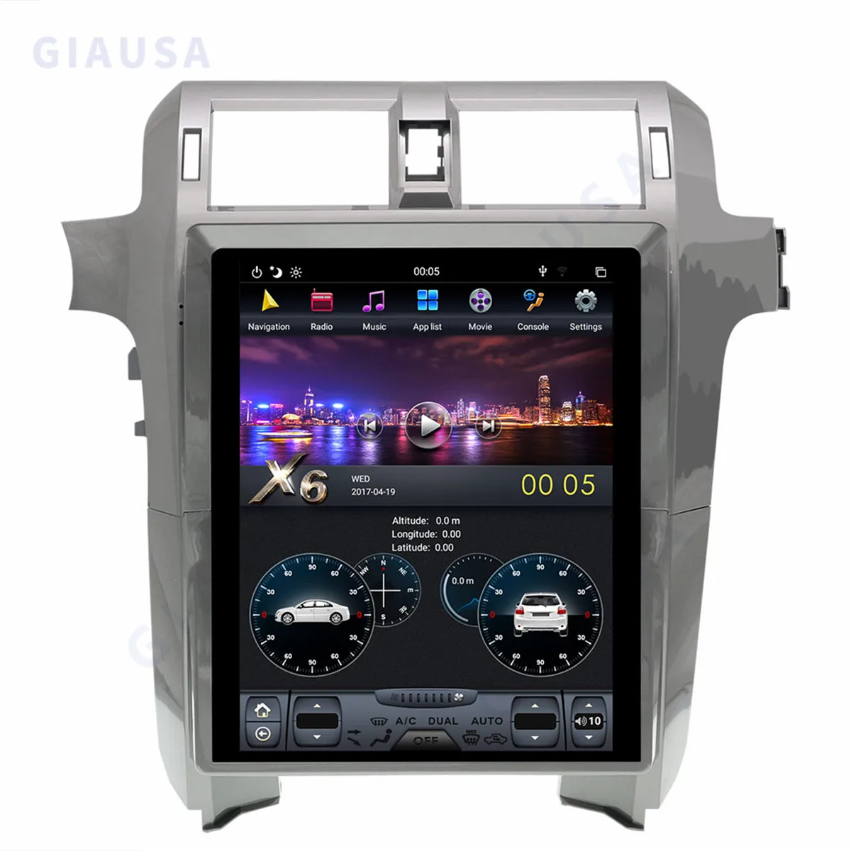 

Android 12 8 + 256G вертикальный экран для Lexus GX GX400 GX460 автомобильный мультимедийный плеер GPS-навигация радио головное устройство авто стерео