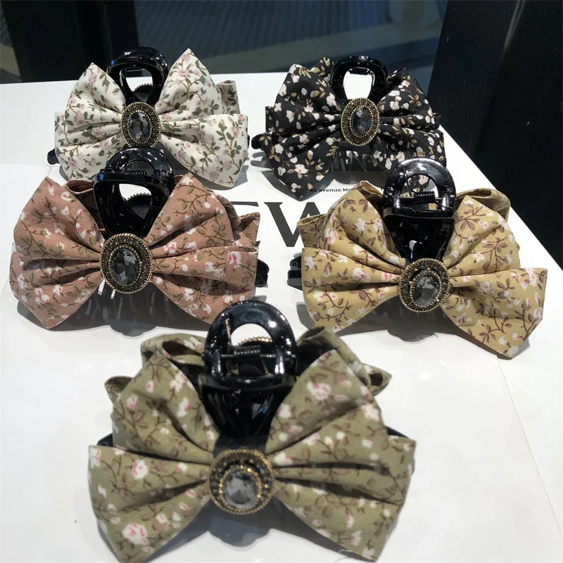 

New Pearl headdress bow flower elegant star handmade hair accessories