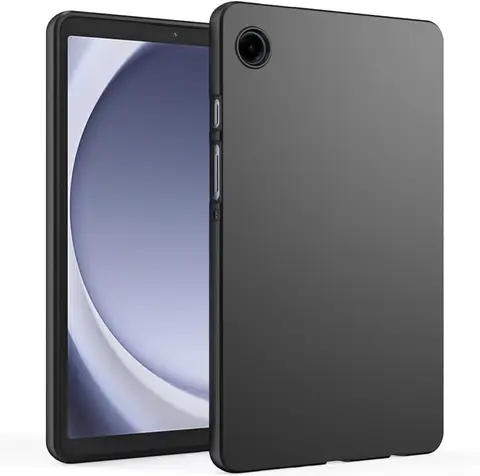 Мягкий чехол для Samsung Galaxy Tab A9 8,7 дюйма, 2023 дюйма, яркий гибкий силиконовый ТПУ Черный защитный чехол, задняя крышка