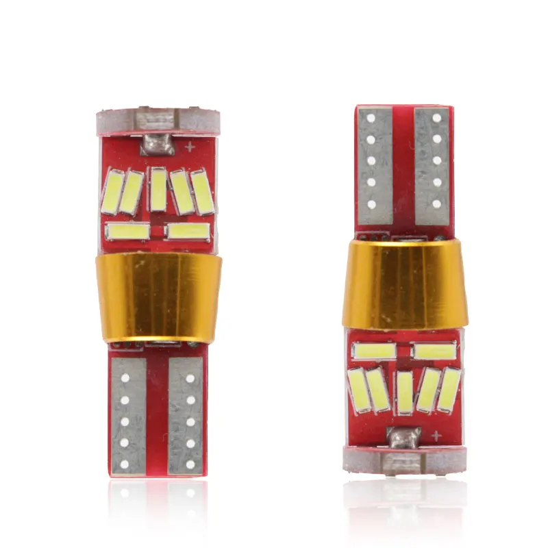 

2 шт., Автомобильные светодиодные лампы T10 W5W 168 192 4014 21SMD 12 В