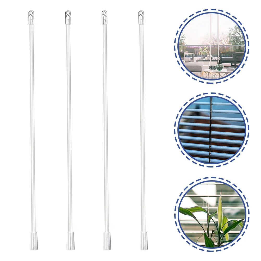 

4pcs Wand Replacement Curtain Vertical Blinds Wands Vertical Blinds Replacement Rod Vertical Blinds Rod for Windows