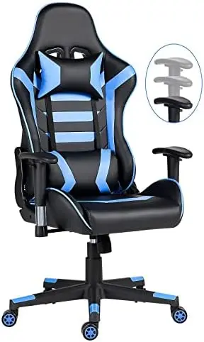 

Кресло для игр POPTOP, эргономичное регулируемое вращающееся офисное кресло с высокой спинкой, для работы и игр