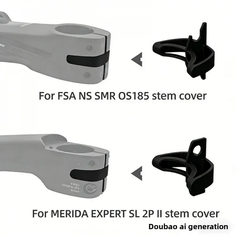 Фото Крышка выноса руля для FSA NS SMR OS185 и MERIDA EXPERT SL, 3D-печатная нейлоновая заглушка MJF для велосипедов Reacto Scultura №1