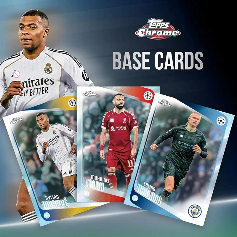 Фото Коллекционные карточки Topps Chrome Series 2025-26 по футболу: Премьер-лига и Лига чемпионов УЕФА, карточки с автографами, интересные подарки. №4