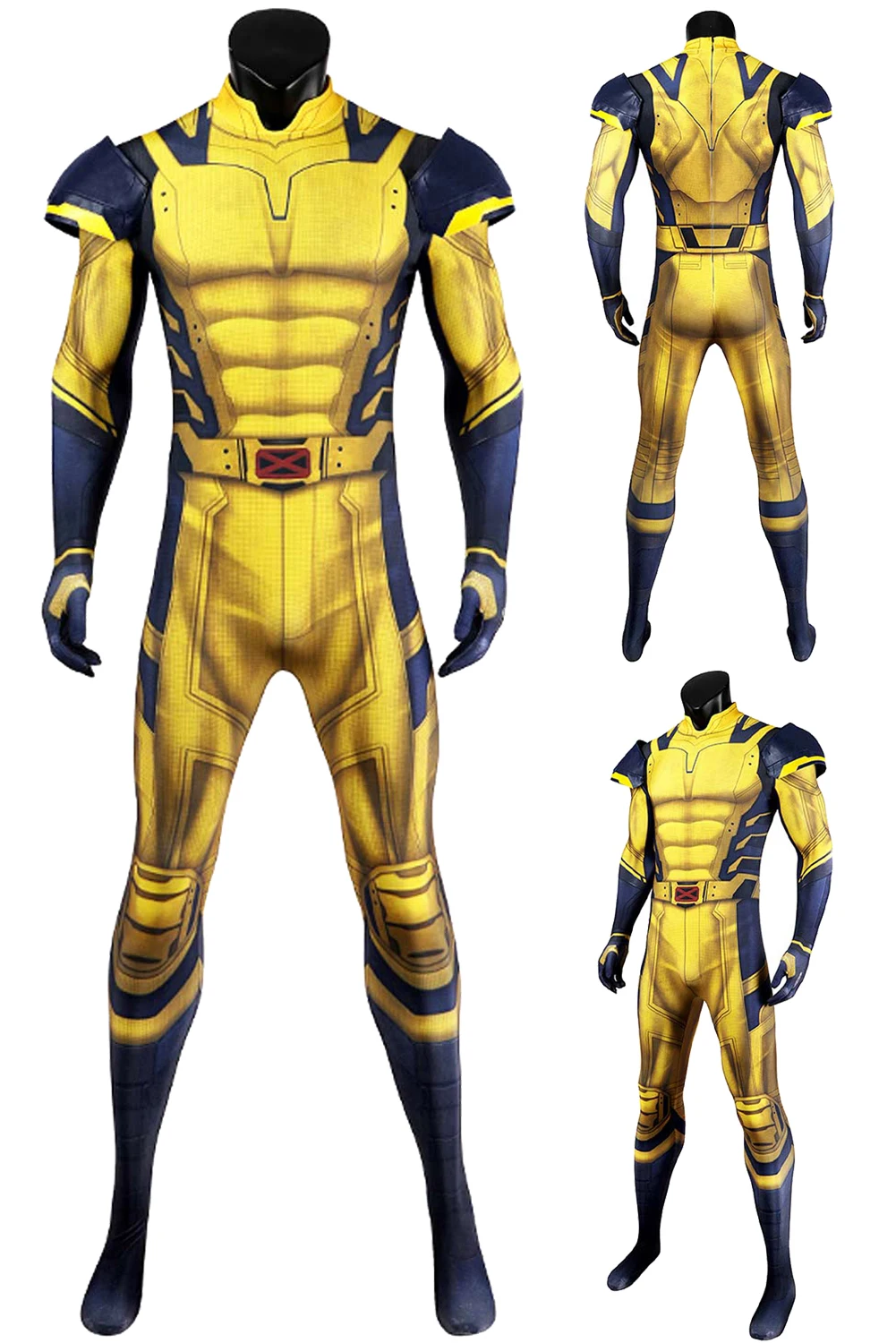 

Мужской комбинезон для косплея Logan, армированный костюм на плечо, Мужская Маскировка супергероя, костюм для костюмированной игры на Хэллоуин, ролевых игр, фантастический наряд