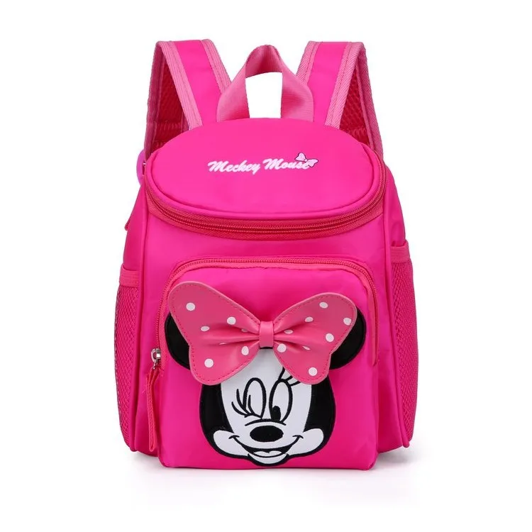 Disney Children's Backpack Cute mickey mouse Minnie Baby Kindergarten Bag 1-3 Years Boys and Girls Spiderman Superman gifts