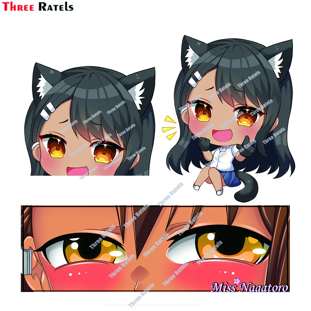 

Три Ratels D796 NAGATORO PEEKER SLAP Vinyl JDM аниме наклейка на окно 3D водостойкая автомобильная Наклейка Автомобильные наклейки