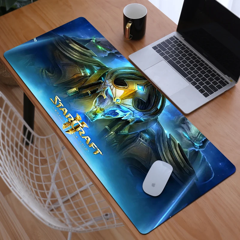 Gamer Cabinet Games StarCraft Computer Desks Desk Accessories Extended Pad Mouse Mats Mousepad Anime Keyboard Mat Gaming Office