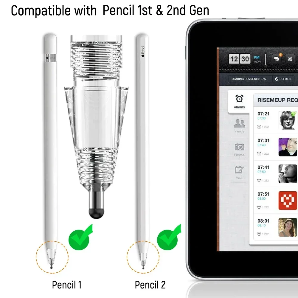 Сменные наконечники для карандашей Apple Pencil 1 2 съемные стилусов износостойкие