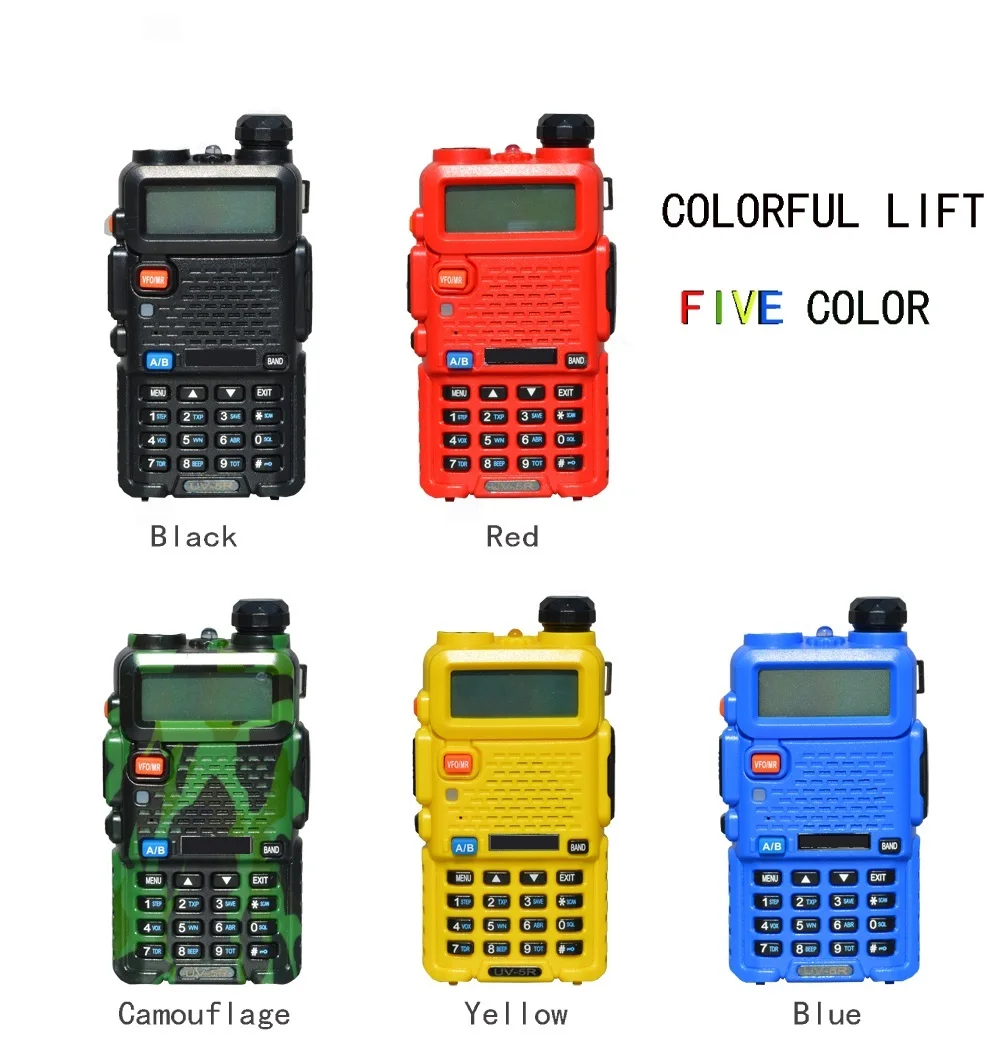 Baofeng UV 5R 10KM CB Ham Radio Station Two-way Amateur VHF Powerful 8W /5W UV-5R Walkie-talkie Hunting Radios