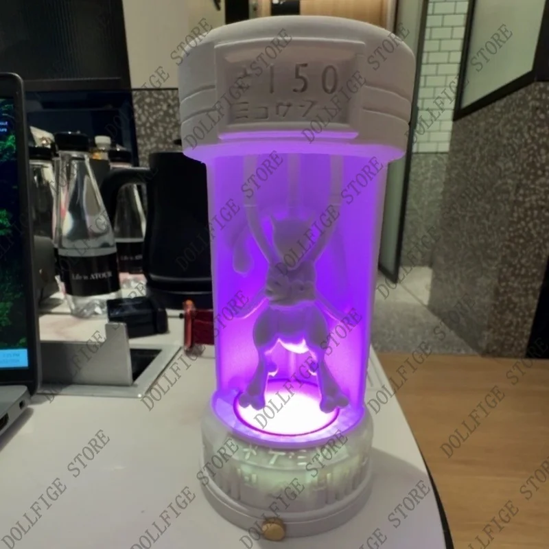 Фото Капсула для сна Pokemon Mewtwo с ночником, аниме-фигурка, многоцветная, на USB-питании, декор для рабочего стола, для коллекционеров аниме №1