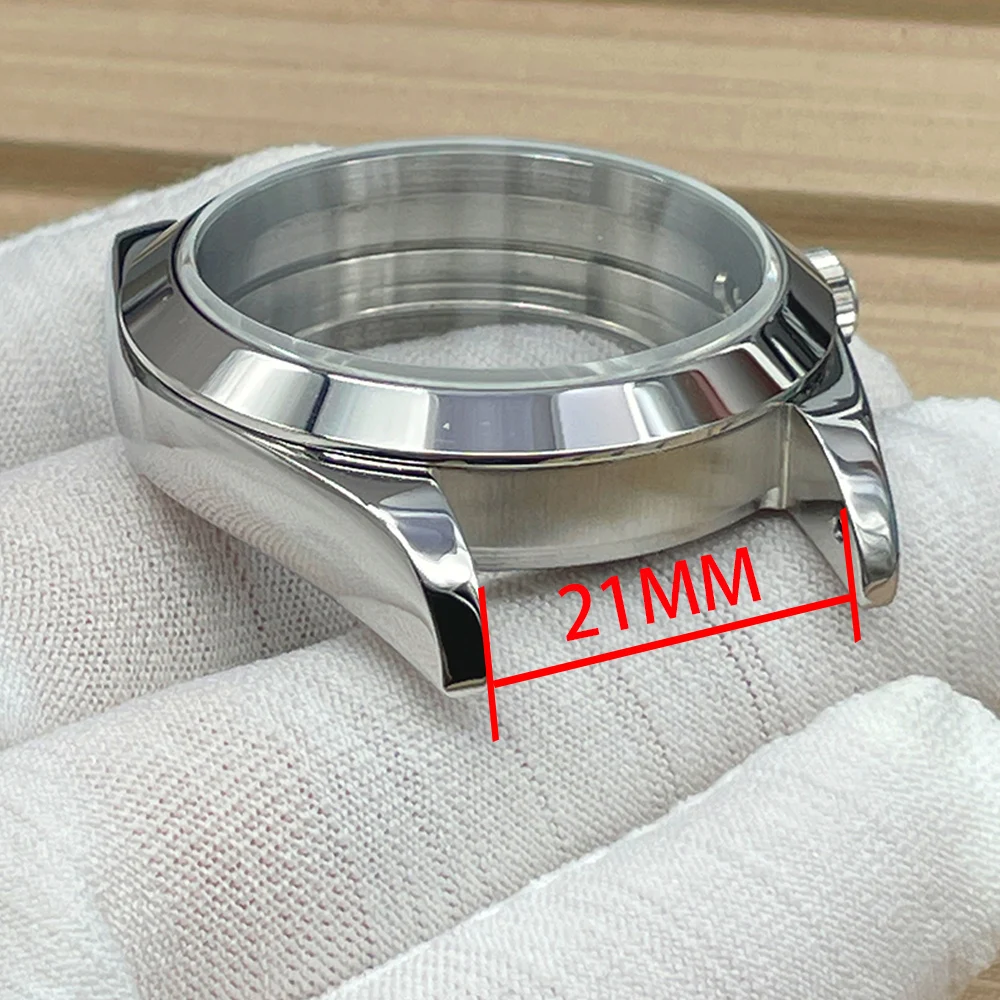 

Mod Watch Accessories 41mm Watch Case Sapphire Mirror Stainless Steel Case Suit for NH35 Movement Perpetual Fluted Bezel