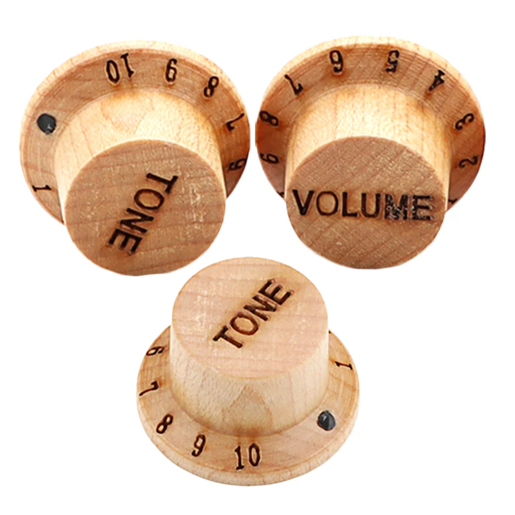 3 шт. гитарная ручка колпачки громкости баса электрические ручки креативный