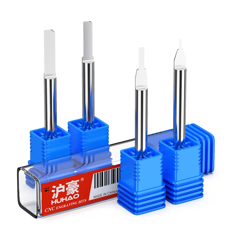 

1 Pcs 3.175mm Single Blade Column Knife Milling Cutter Straight Knife Wood Carving Tungsten Steel Graver Engraving Machine Tool