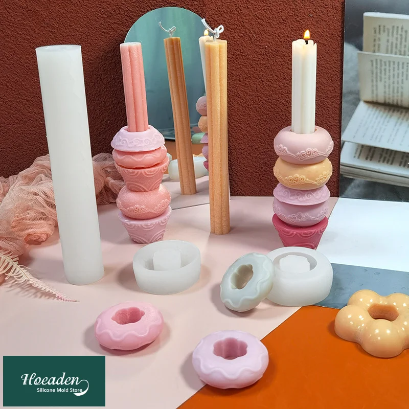 

2022 New Style Candle Silicone Mold Skewers Scented Silicone Candle Mould Gypsum Diffuser Handmade Aroma Candle Molds Home Decor