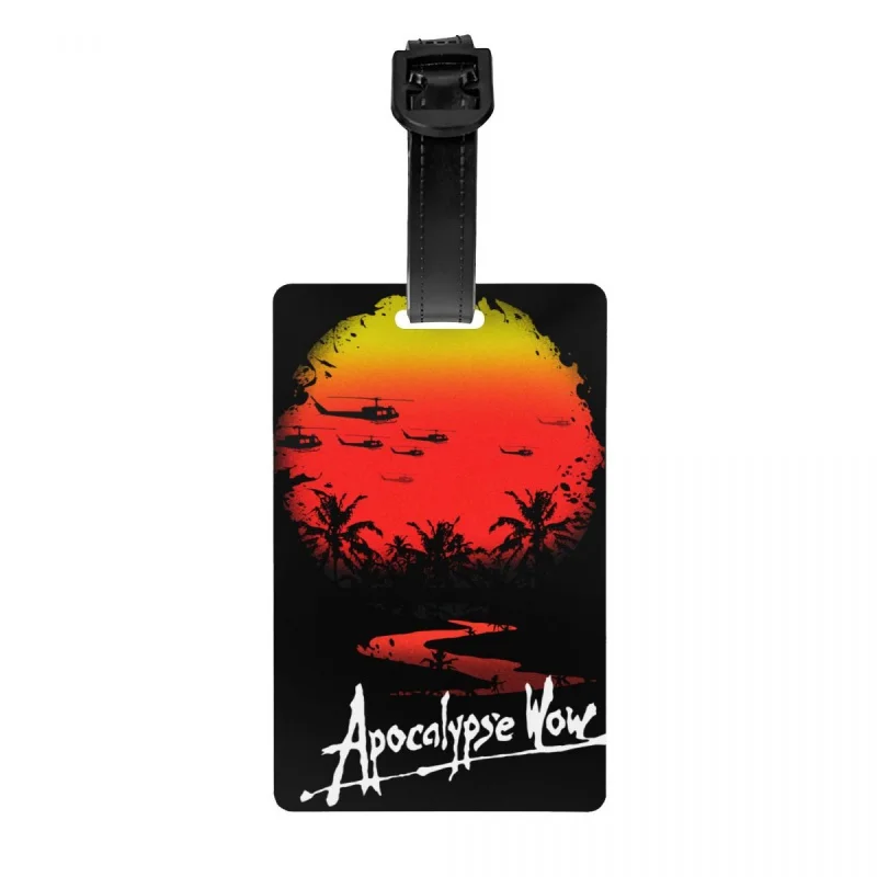 

Персонализированная бирка для багажа Apocalypse Now, бирка для багажа из фильма «защита конфиденциальности», Вьетнамская война, Конго, бирки для багажа, сумка для путешествий, этикетки, чемодан