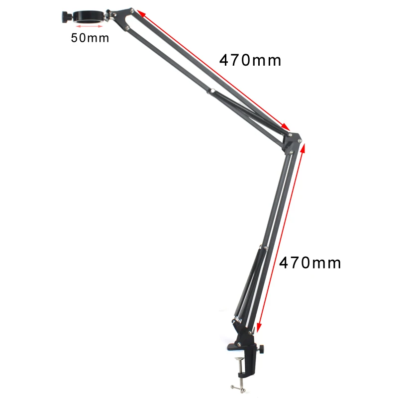 

Aluminum Alloy Stand USB Microscope Camera Stand Holder Bracket Foothold Table Frame for Microscope Repair Soldering