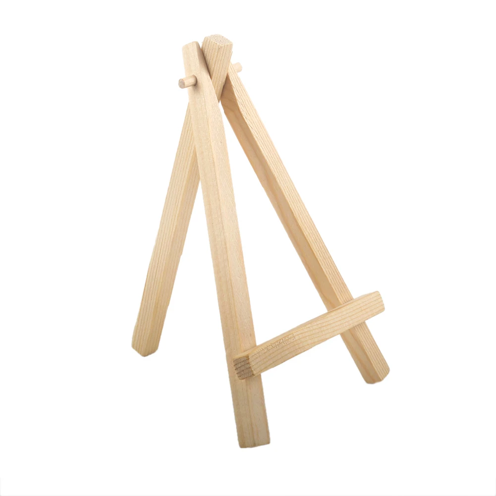 3 шт. мини деревянный мольберт треугольный дисплей подставка для дома