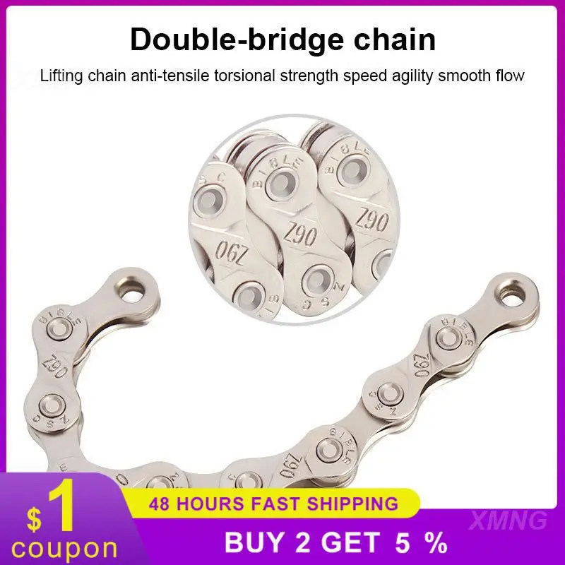 

Electroplated Silver Smooth Corrosion-resistant Long-lasting Bike Chain Chain Bike Maintenance Top-rated Mtb Chains