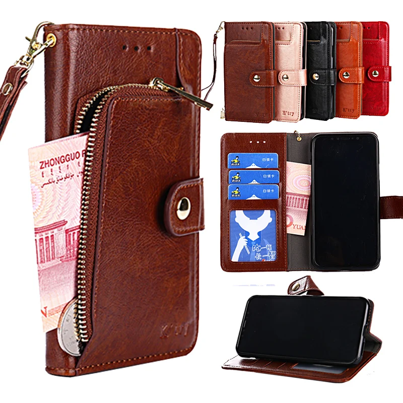 

PU Leather Wallet Flip Case Phone Cover For Motorola MOTO G7 Power G6 G5S G5 G4 E5 C plus Z2 Z3 play X4 with Stand and card slot