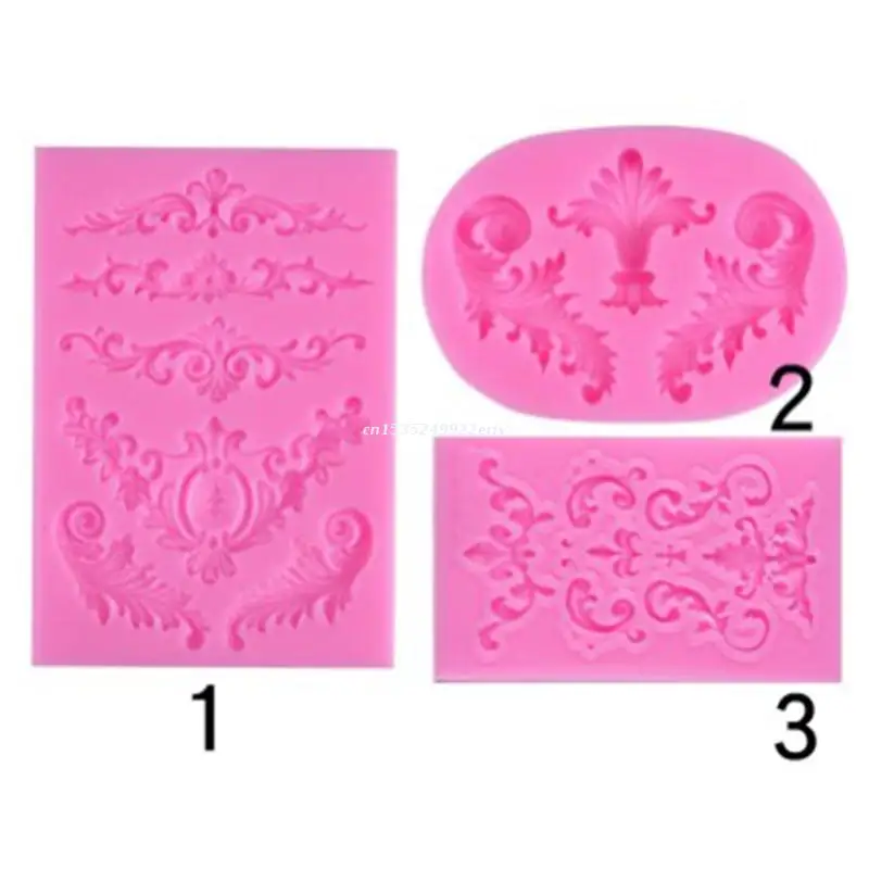

European Carved Silicone Mold DIY Handmade Soap Cake Chocolate Making Mousse Dessert Pastry Mould Decorating Tools Dropship