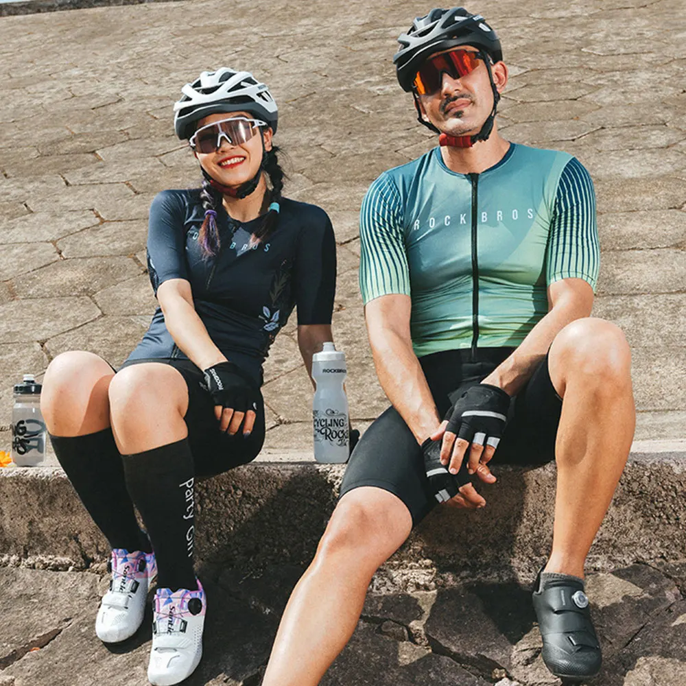 Велосипедный костюм ROCKBROS дышащий спортивный топ с коротким рукавом для мужчин и