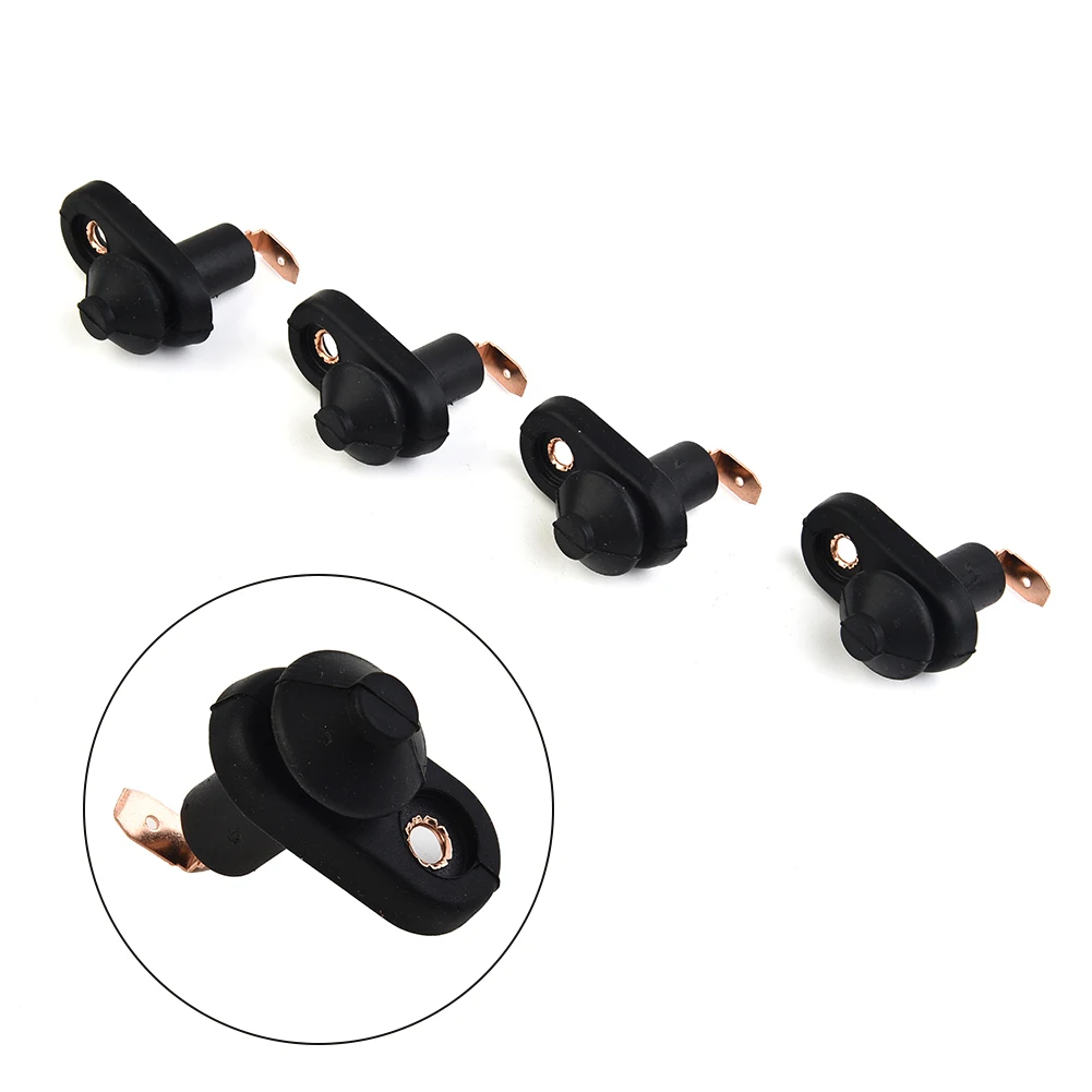 

4 Pcs Universal Car Vehicle Interior Door Courtesy Light Lamp Switch Button Part Car Door Switch Engine Hood Pin Switch