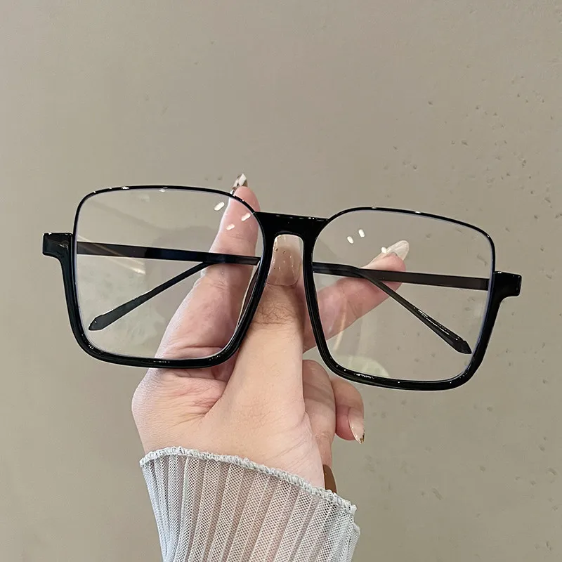 

4 Color Computer Anti-Blue Light Glasses Men Eyeglasses Frame Transparent Opticos Para Mujer Vintage Square Glasses
